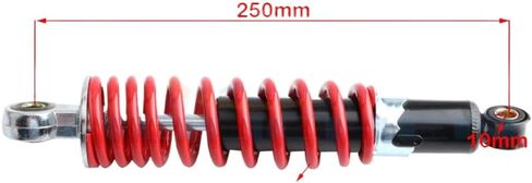 Motorcycle Rear Shock Absorber Suspension Spring 250mm 10mm Compatible With 50cc 70cc 90 110cc 125cc ATV Go Kart Buggy Quad Bike in Saudi Arabia