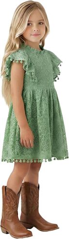 2Bunnies فتاة خمر الدانتيل بوم بوم تقليم فستان حفلة عيد ميلاد in Kuwait