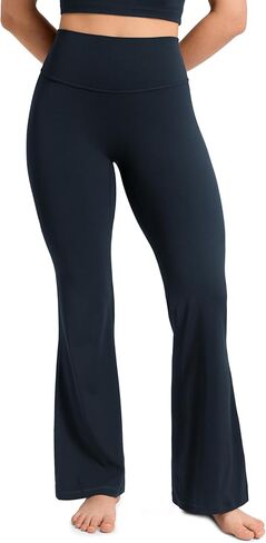 CRZ YOGA Softretch No Front Seam Flare Leggings 29"/31''/33" - High Waist Womens Yoga Pants Lounge Buttery Soft Comfy Casual in Saudi Arabia