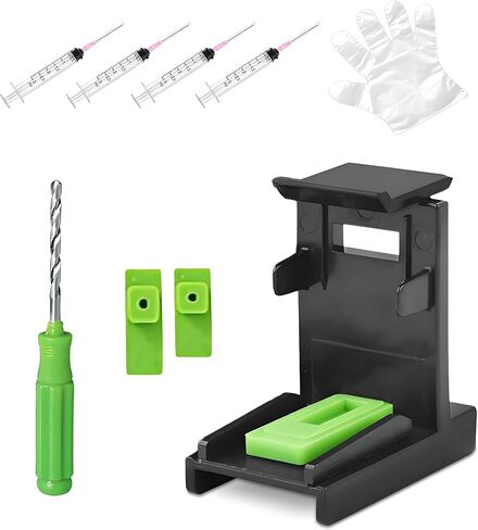 KSI Ink Refill Tools Compatible for Hp Inkjet Ink Cartridges 662XL 664XL 60XL 61XL 62XL 63XL 64XL 65XL 92XL 94XL 901XL 21XL 22XL 27XL 28XL 56XL 57XL 58XL 74XL 75XL 650XL in Saudi Arabia