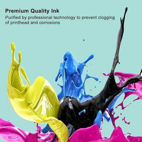 31 Ink Bottle Set Compatible for HP 32XL Work for Smart Tank 7001 7301 7602 5000 6001 5101 5102 Plus 651 551 455 457 450 All-in-One Ink-Tank Printer (135ML 32XL Black, 70ML 31 CMY, 5 Pack) in Kuwait