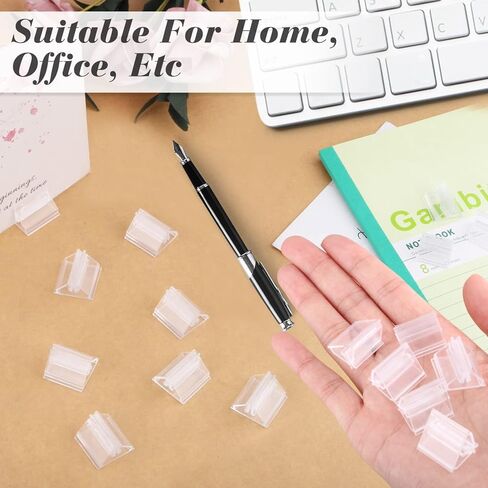 Cositina 50 Pack Plastic Game Card Stands Clear Card Holders Table Place Game Pieces Sign Stand for Board Game Photo Memo Picture Display Party Favor - 0.75×0.75inch in Saudi Arabia