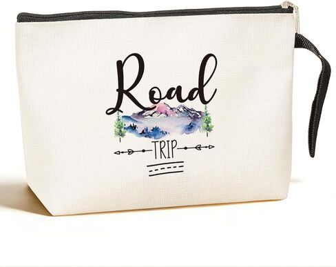 هدايا التخييم للنساء والبنات والأصدقاء، حقيبة تخييم مرحة، حقيبة أدوات الزينة للسفر، هدايا التخرج لهدايا عيد الميلاد، هدايا عيد الميلاد للفتيات، الأخت، الصديق المفضل، BBF، حقيبة مكياج للتخييم - أفضل الذكريات in Kuwait