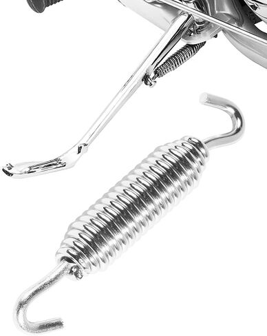 Motorcycle Parts,Car Accessories Kickstand Spring,Chrome Plated Motorcycle Kickstand Springs,Professional Motorbike Powersports Kickstands,Suitable for Most Harley Motorbike Models (Black) in Saudi Arabia