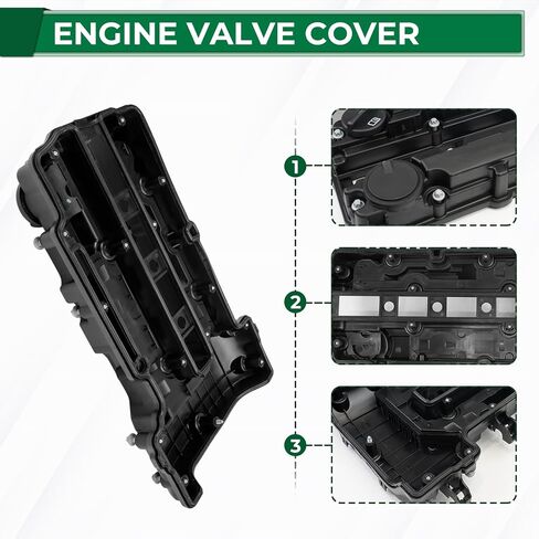 Engine Intake Manifold & Valve Cover Kit Compatible with Chevy Cruze Sonic Trax Volt Buick Encore 1.4L 2011-2021 Replace 615-380 55573746 55577314 25198498 25200449 in Saudi Arabia