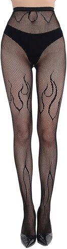 Tights for Women High Waist Fishnet Stockings Lace Leggings Floral Lace Pantyhose in Saudi Arabia
