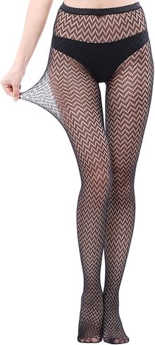 Tights for Women High Waist Fishnet Stockings Lace Leggings Floral Lace Pantyhose in Saudi Arabia
