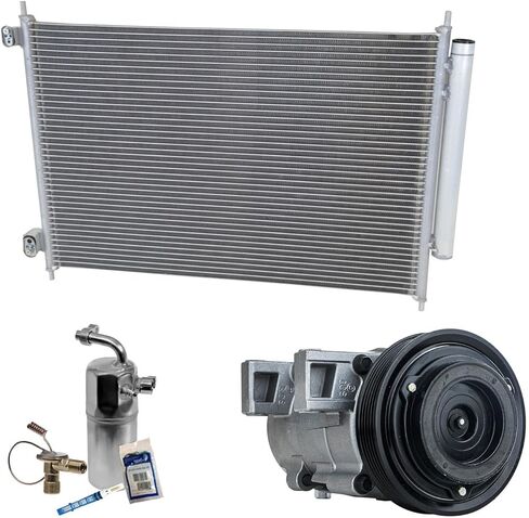 طقم ضاغط مكيف الهواء البديل يناسب نيسان روغ 2008-2010 2.5L I4 مع بكرة القابض ذات 6 أخدود in Saudi Arabia
