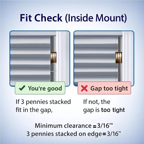 شرائط حجب الضوء - بيضاء 60 بوصة دائمة 2 قطعة - مانع ضوء النافذة لأسطوانة النافذة والظلال الخلوية - مانع ضوء جانبي لغرف النوم ودور الحضانة وغرف الوسائط in Kuwait