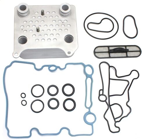 مجموعة مبرد Garage-Pro EGR مكونة من قطعتين متوافقة مع 2004-2007 Ford F-250 Super Duty، 2004-2007 F-350 Super Duty، 2004-2005 Excursion و2004-2010 E-350 Super Duty in Kuwait