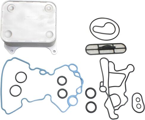 مجموعة مبرد Garage-Pro EGR مكونة من قطعتين متوافقة مع 2004-2007 Ford F-250 Super Duty، 2004-2007 F-350 Super Duty، 2004-2005 Excursion و2004-2010 E-350 Super Duty in Kuwait