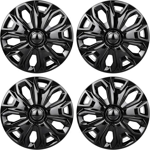 16‘’ Hubcaps Compatible with Ford Transit 150 250 350 2015-2023; Set of 4 Pcs；Glossy Black in Saudi Arabia