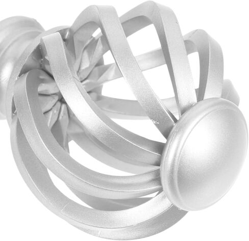 Amosfun 2 قطعة قضيب ستارة ذهبي برونزي نهائيات أغطية أطراف زخرفية لقضبان الستائر سهلة التركيب، تصميم قفص أنيق، أجهزة معالجة النوافذ in Saudi Arabia