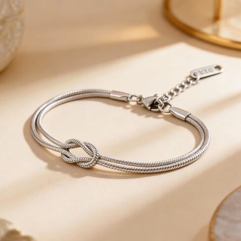 iWenSheng Birthday Gifts for Friends Female - Love Knot Friendship Bracelets Gift for Women Woman, BFF Christmas Bracelet Present for Best Friend Bestie in Saudi Arabia