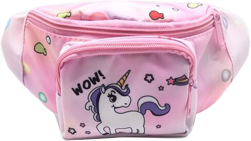 Cute Unicorn Kids Fanny Pack Crossbody Sling Bag Waist Pack Belt Bag for Toddler Girls Boys in Saudi Arabia
