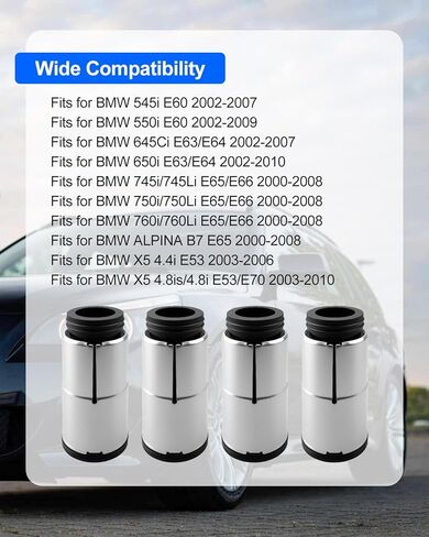 أنبوب حماية قابس الإشعال متوافق مع BMW X5 E53 E60 E63 E64 E65 E66 E70 2002-2010 استبدال 11127570219، مجموعة من 8 in Saudi Arabia