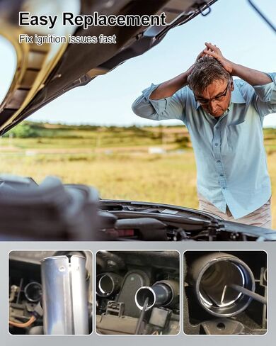 أنبوب حماية قابس الإشعال متوافق مع BMW X5 E53 E60 E63 E64 E65 E66 E70 2002-2010 استبدال 11127570219، مجموعة من 8 in Saudi Arabia