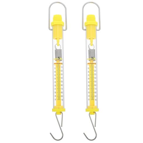 2pcs Tubular Spring Scales for Science Classrooms Force Meter for Physics Teaching and Experiments Portable Handheld Pull Force Gauge in Saudi Arabia
