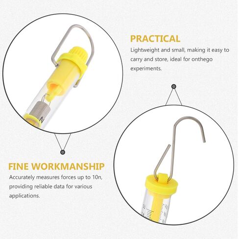 2pcs Tubular Spring Scales for Science Classrooms Force Meter for Physics Teaching and Experiments Portable Handheld Pull Force Gauge in Saudi Arabia