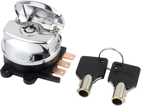 Ignition Switch with Key for Harley Davidson Dyna Wide Glide Super Glide Low Rider Fat Bob Street Bob Heritage Softail Springer CVO Road King 1993-2013 in Saudi Arabia