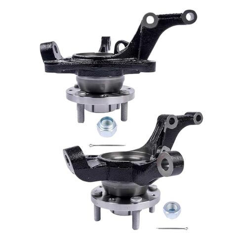 Front Steering Knuckle and Wheel Hub Bearing Assembly 2 Pack Left and Right Compatible with Aveo Aveo5 G3 96535190 96535191 in Saudi Arabia