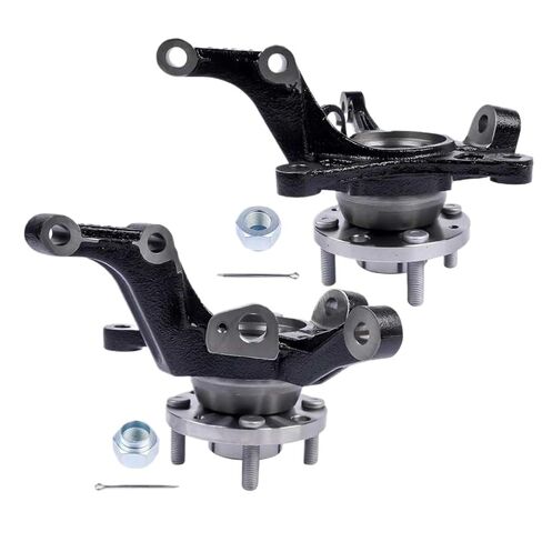 Front Steering Knuckle and Wheel Hub Bearing Assembly 2 Pack Left and Right Compatible with Aveo Aveo5 G3 96535190 96535191 in Saudi Arabia