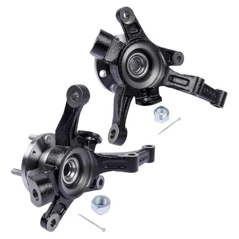 Front Steering Knuckle and Wheel Hub Bearing Assembly 2 Pack Left and Right Compatible with Aveo Aveo5 G3 96535190 96535191 in Saudi Arabia
