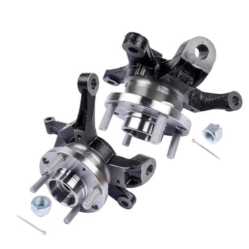 Front Steering Knuckle and Wheel Hub Bearing Assembly 2 Pack Left and Right Compatible with Aveo Aveo5 G3 96535190 96535191 in Saudi Arabia