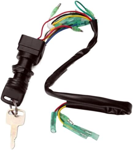 Ignition Switch Key Assembly 703-82510-43 703-82510-43-00 703-82510 Compatible with Outboard Motors Control Box Replaces MP51040 in Saudi Arabia