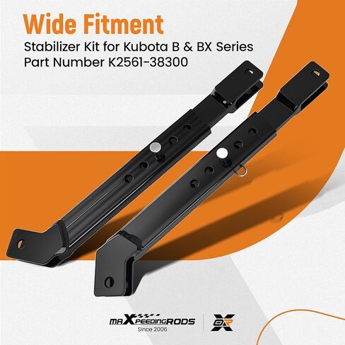 طقم تثبيت 3 نقاط من maxpeedingrods K2561-38300 مناسب لـ B & BX Kubota BX1500D BX1800D BX1830D BX1850D BX1860 BX2200D BX2230D BX2350D BX2360 BX2660D BX23 BX24 in Kuwait
