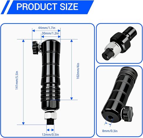 Quick Release Flag Pole Holder – Universal Heavy-Duty Whip Mount for 1/4" & 5/16" Flag Poles – Fits Cars SUVs Pickup Trucks RVs Boats Trailers Off-Road, Aluminum Flag Mount Base for Outdoor Sports in Saudi Arabia