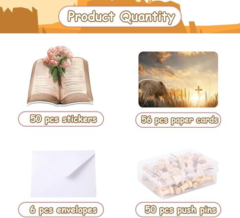 162Pcs Brown Coquete Prayer Board Kit Christian Gift for Mother's Day Gift Pray for Envelope Set Bible Verse Quotes Prayer Board Supplies DIY Wall Art for Living Room Office(Not Including Board) in Saudi Arabia