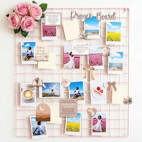 162Pcs Brown Coquete Prayer Board Kit Christian Gift for Mother's Day Gift Pray for Envelope Set Bible Verse Quotes Prayer Board Supplies DIY Wall Art for Living Room Office(Not Including Board) in Saudi Arabia