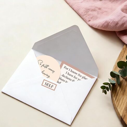 162Pcs Brown Coquete Prayer Board Kit Christian Gift for Mother's Day Gift Pray for Envelope Set Bible Verse Quotes Prayer Board Supplies DIY Wall Art for Living Room Office(Not Including Board) in Saudi Arabia