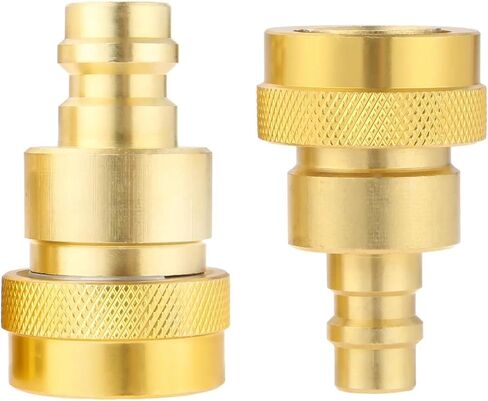 2Pcs A/C R134a To R1234yf Conversion Kit,Quick Adapter Adjustable High&Low Voltage Connector, Air Conditioner Refrigerant System in Saudi Arabia