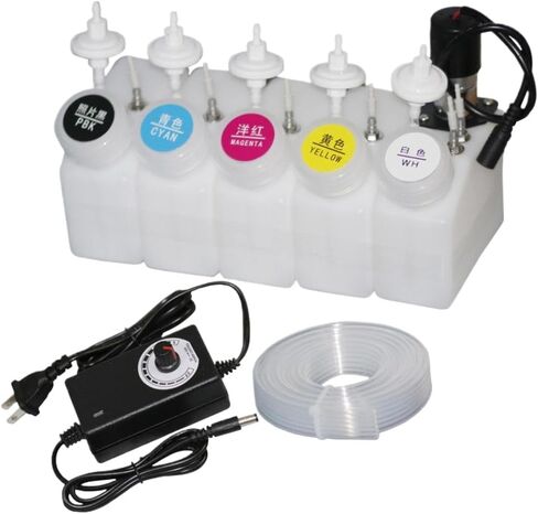 White Ink Circulation System Dtf L1800 L800 L801 L805 L810 L850 250ml White Ink Tank Compatible with Dtf Printer Ink Reservoir(Ciss Without Damper) in Kuwait