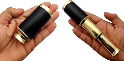 Telescope Spyglass Royal Antique Look Vintage Pirate Solid Brass & with Real Leather Cover Telescope 6 inch in Saudi Arabia