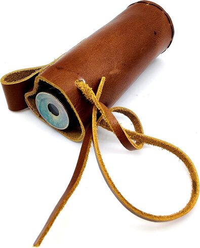 Telescope Spyglass Royal Antique Look Vintage Pirate Solid Brass & with Real Leather Cover Telescope 6 inch in Saudi Arabia