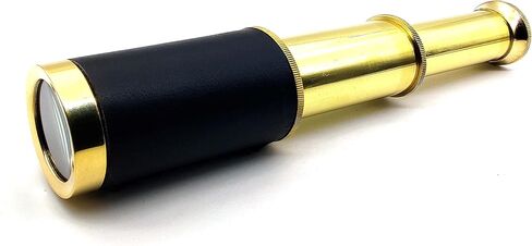 Telescope Spyglass Royal Antique Look Vintage Pirate Solid Brass & with Real Leather Cover Telescope 6 inch in Saudi Arabia
