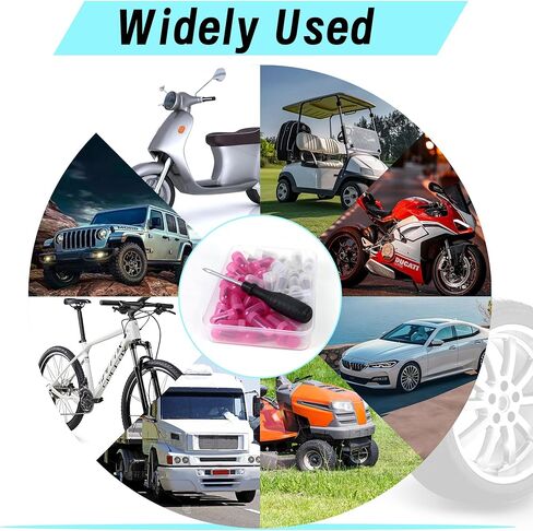60 PCS Tire Plugs Screw Type, Tubeless Tire Repair Rubber Nail Kit, Quickfix Tire Plug Kit, Suitable for Repairing Most Tubeless Tires in Emergency Situations, Quick and Easy to Use, Enduring Sealing in Saudi Arabia