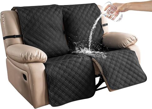 23.6'' Recliner Chair Covers 100% Waterproof Recliner Cover,Non-Slip Recliner Chair Cover Sofa Slipcover,Washable Couch with Elastic Straps Protector for Kids, Dogs, Pets Chocolate in Kuwait