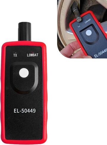 TPMS Relearn Reset Tool, Tire Pressure Sensor Programming Tool, EL-50449 TPMS Reset Device, Universal for Most Cars, Trucks, SUVs (Black) in Saudi Arabia