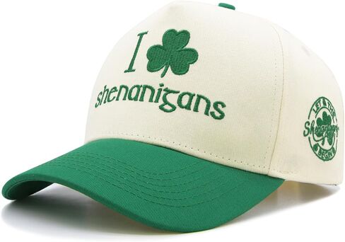 Waldeal St Patricks Day Hat, Adjustable Embroidered Shamrock Baseball Cap for Men & Women, St Patrick's Day Accessories Green in Saudi Arabia