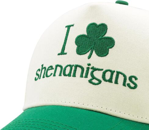 Waldeal St Patricks Day Hat, Adjustable Embroidered Shamrock Baseball Cap for Men & Women, St Patrick's Day Accessories Green in Saudi Arabia