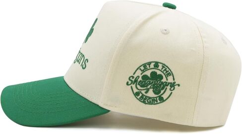 Waldeal St Patricks Day Hat, Adjustable Embroidered Shamrock Baseball Cap for Men & Women, St Patrick's Day Accessories Green in Saudi Arabia