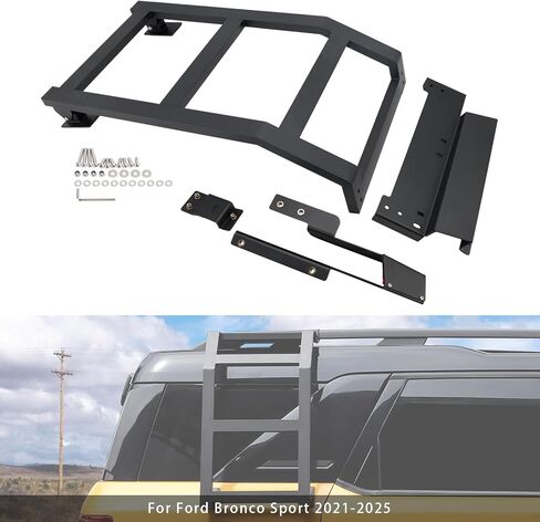 Alloy Side Ladder Side Window Roof Step Ladder Fit For Ford Bronco Sport 2021-2025 Exterior Accessories(Passenger Side) in Saudi Arabia