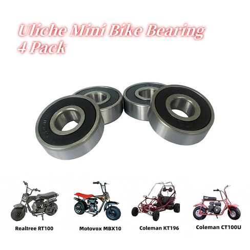 دراجة صغيرة تحمل العجلات الأمامية والخلفية لكولمان CT100U CC100X KT196 Baja Doodlebug DB30 Motovox MBX10 MBX11 MMB80 105cc RT200 RB100 RB200 79cc 98cc 100cc أجزاء الدراجة الصغيرة 6201RS (4 عبوات) in Kuwait