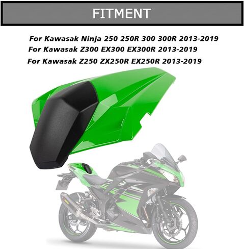 غطاء هدية للمقعد الخلفي لـ EX300R EX300 ZX250R EX250R Ninja 300 300R 250 250R 2013-2019 (أخضر) in Kuwait