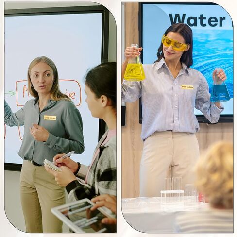 8 PCS Gold Name Tag Pin Blank Name Plates 1 X 3 Inches Blank Names Tags Badge Brushed Engraved Metal Names Plate Gold Round Corners Pin Reusable ID Nametags for Office Employee Custom Workers Students in Kuwait