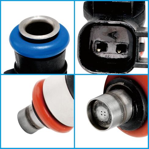 0280158091 حاقن الوقود 6 قطع متوافق مع لينكولن MKZ MKX MKS MKT، Edge Fusion Taurus Taurus X، Mazda CX-9 6، Mercury Sable يستبدل 0280158091 0280158077 84212353 ZZJ1-13-250A in Kuwait